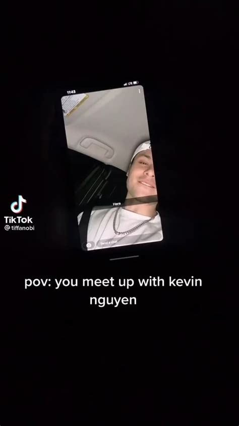 POV: You meet up with Kevin Nyugen. [@tiffanobi on TikTok]